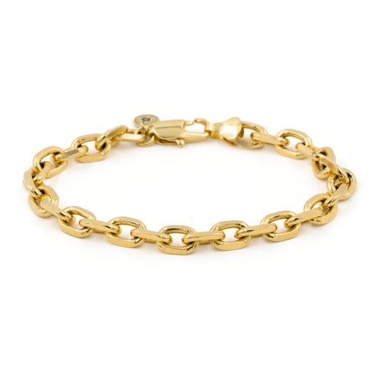 Calypsos Island Boutique Bracelet Aldina - 18K Gold-Filled Chunky Cable Bracelet