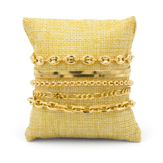 Calypsos Island Boutique Bracelet Aurelius Stack - 18K Gold Filled Stack