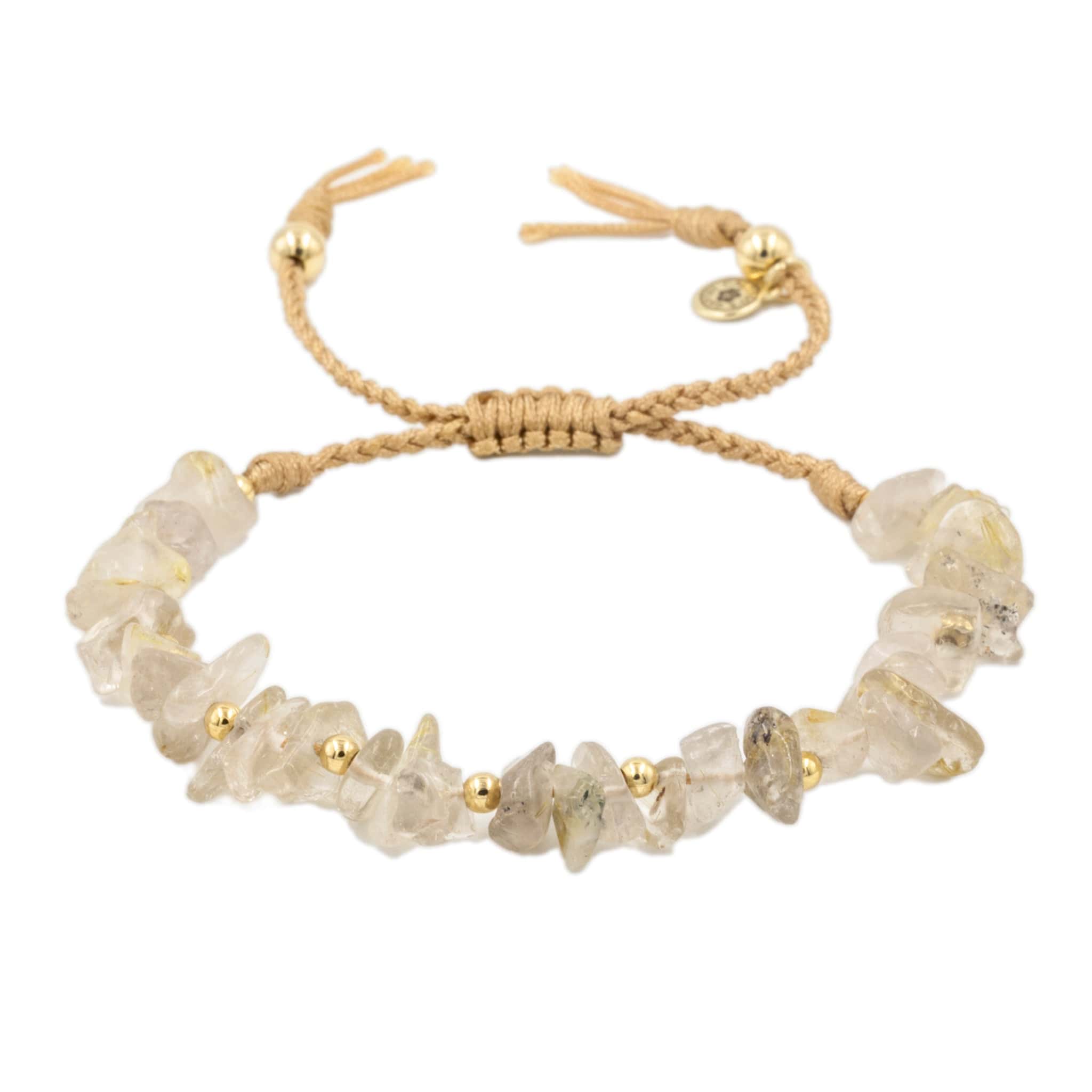 Elora – Citrine Macrame Bracelet – Calypso's Island