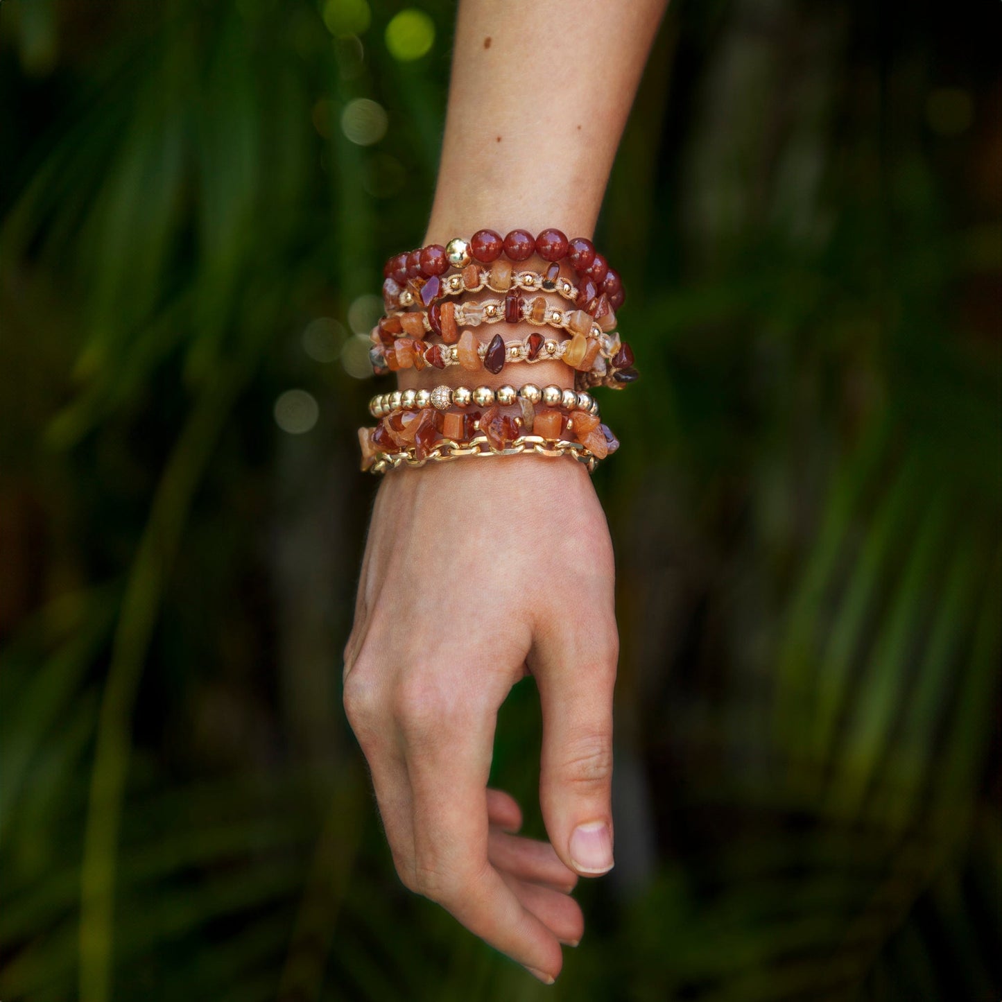 Calypsos Island Boutique Bracelet Ferocity – Carnelian Beaded Bracelet