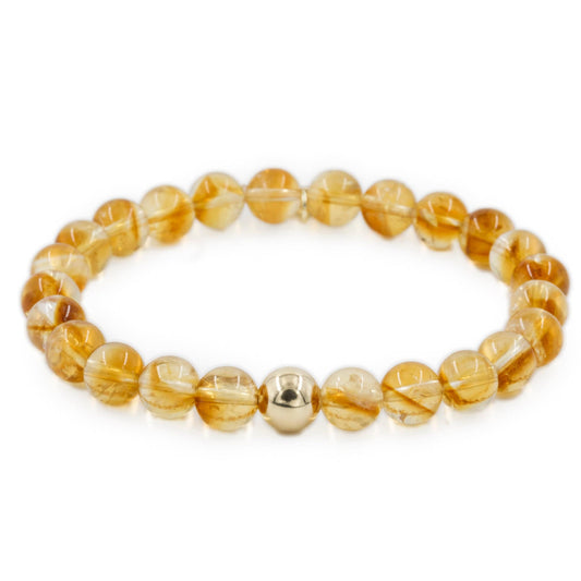 Calypsos Island Boutique Bracelet Prosperity – Citrine Beaded Bracelet