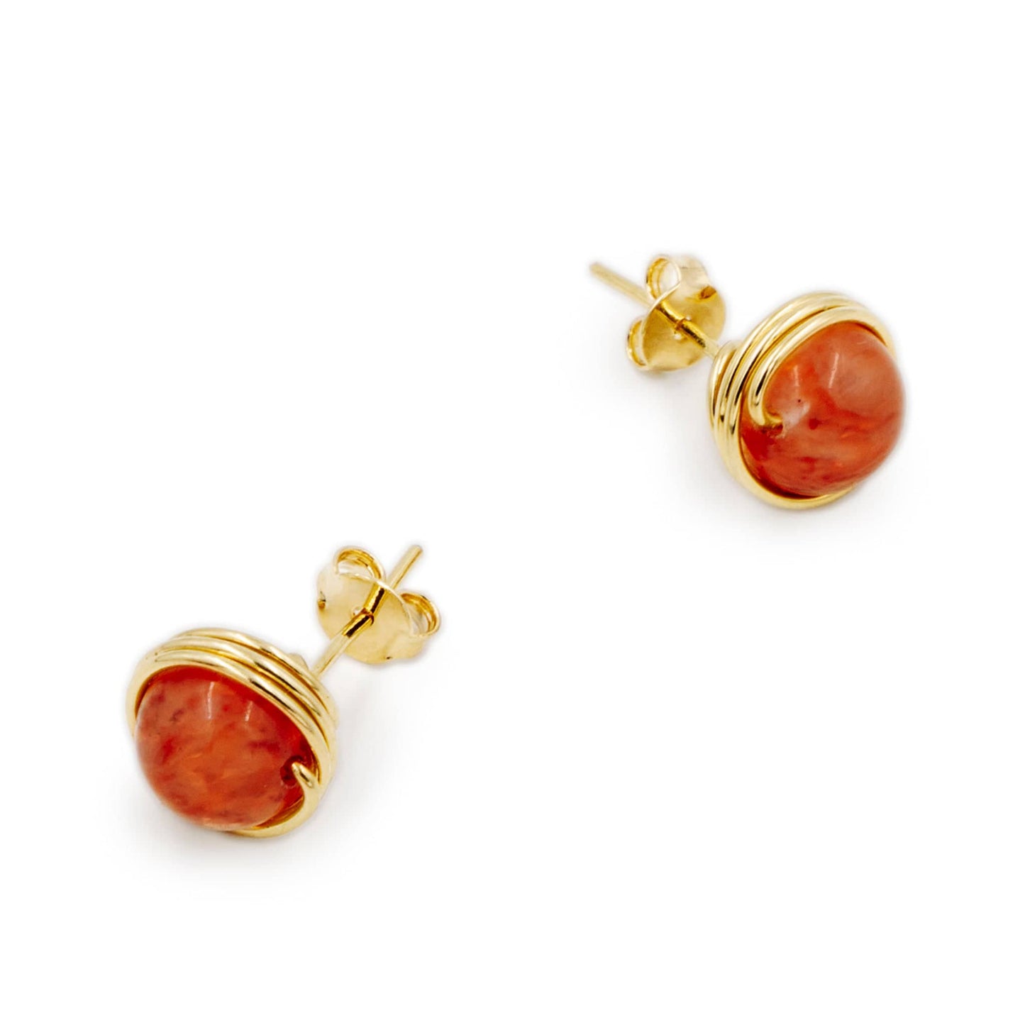 Calypsos Island Boutique Earrings Ember – Carnelian Beaded Earring