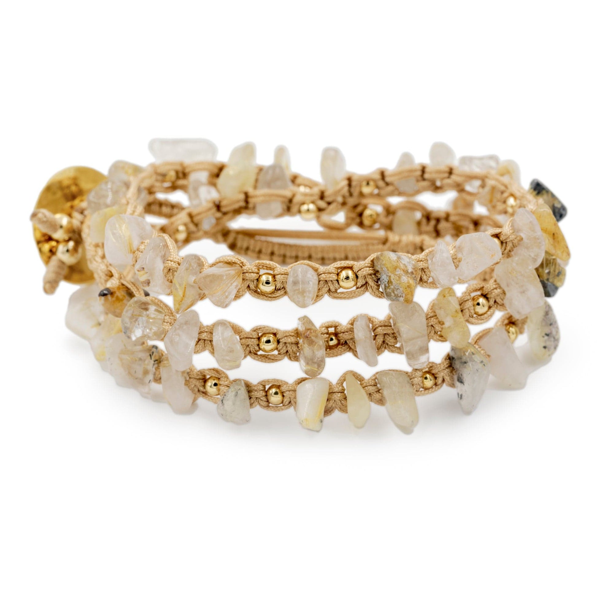 Calypsos Island Boutique Wrap Aurora – Citrine Macrame Wrap