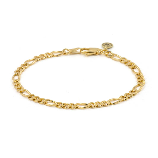Calypsos Island Boutique Bracelet Auriel - 18K Gold Filled Figaro Bracelet