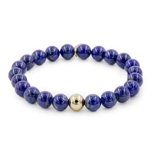 Calypsos Island Boutique Bracelet Clarity – Lapis Lazuli Beaded Bracelet
