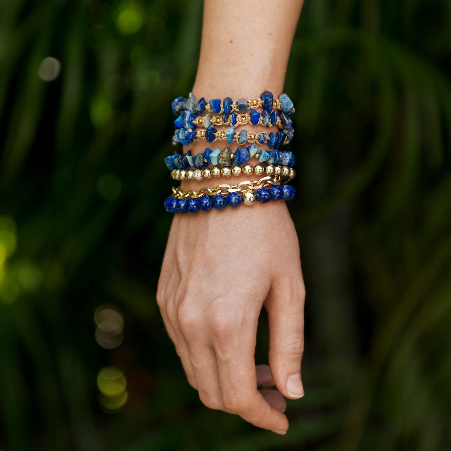 Calypsos Island Boutique Bracelet Clarity – Lapis Lazuli Beaded Bracelet