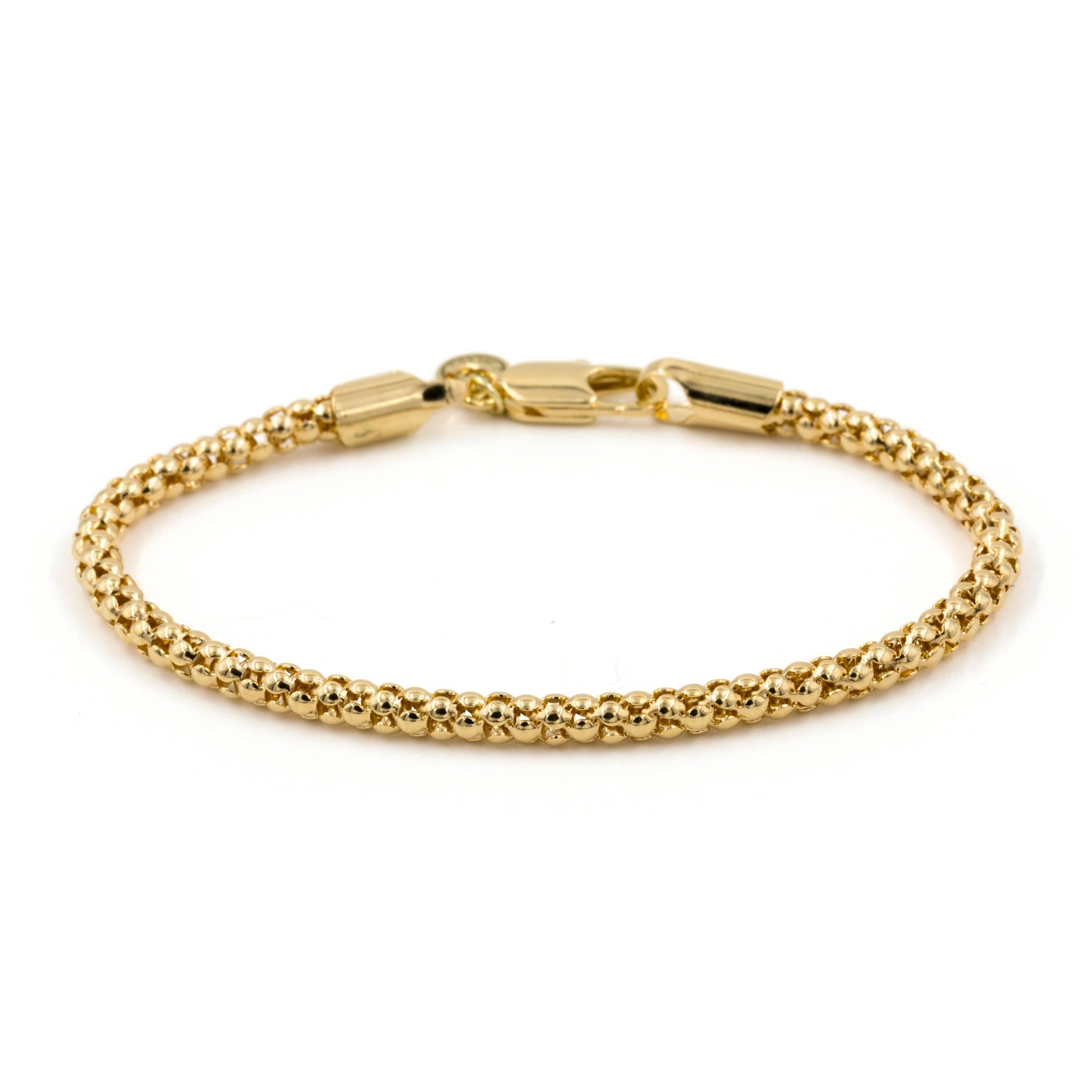 Calypsos Island Boutique Bracelet Gilda – 18K Gold Filled Popcorn Bracelet