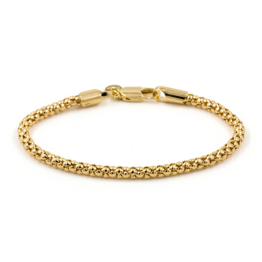 Calypsos Island Boutique Bracelet Gilda – 18K Gold Filled Popcorn Bracelet