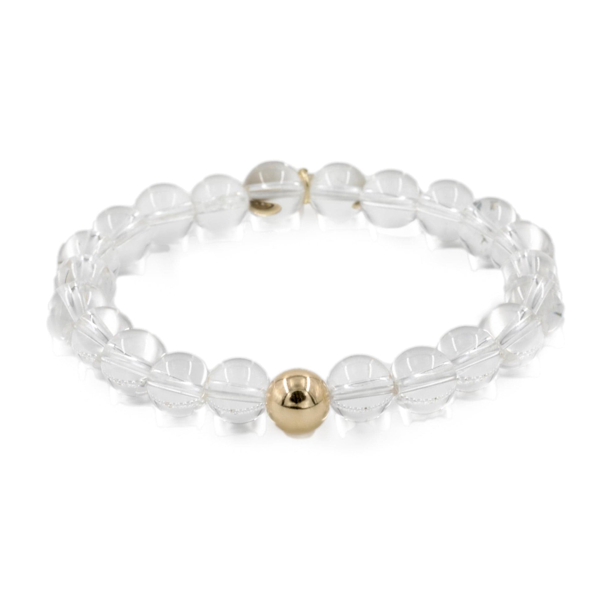 Calypsos Island Boutique Bracelet Grace – Clear Quartz Beaded Bracelet